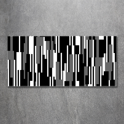 Foto-obraz szklany Czarno-białe linie