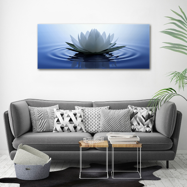 Glazen schilderij Waterlelie