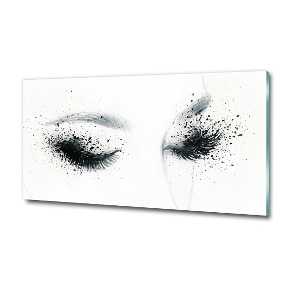 Schilderij op glas Make-up