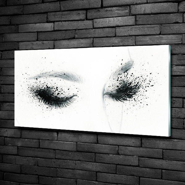 Schilderij op glas Make-up