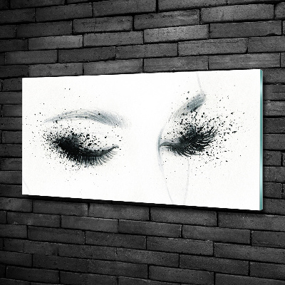 Schilderij op glas Make-up