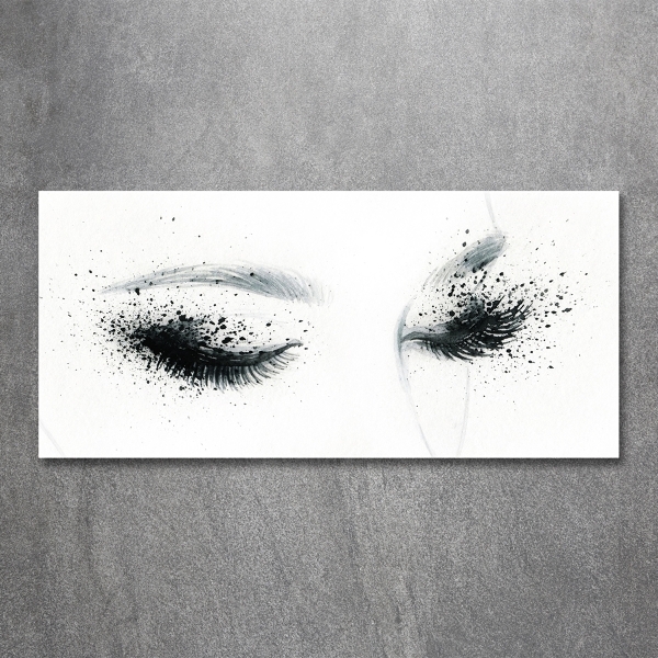 Schilderij op glas Make-up