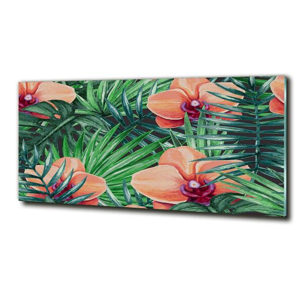 Foto obraz szkło hartowane Orchidea