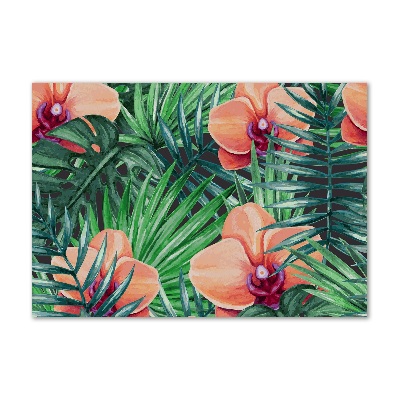 Foto obraz szkło hartowane Orchidea