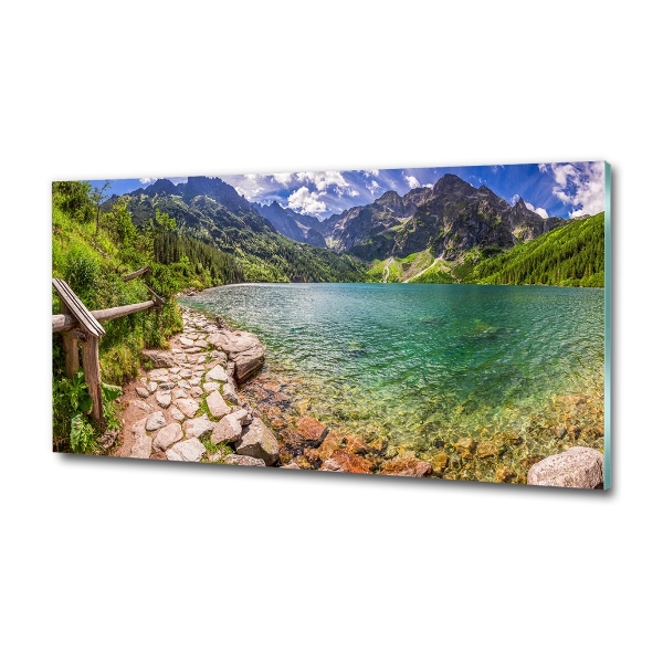 Foto obraz szklany Morskie oko Tatry
