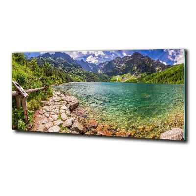 Foto obraz szklany Morskie oko Tatry