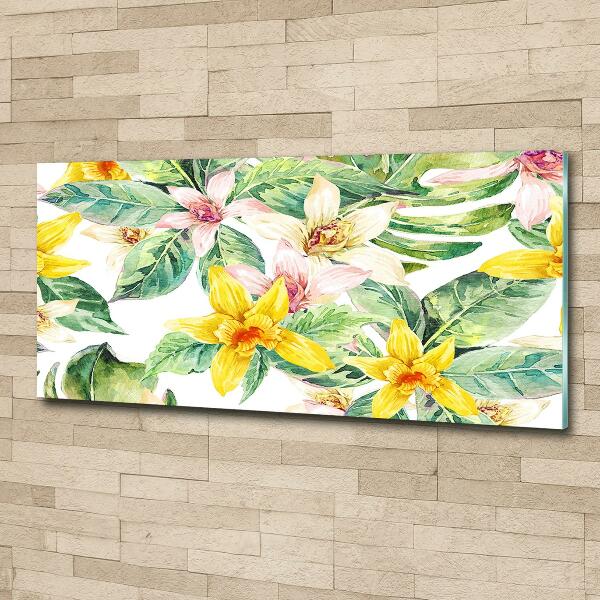 Foto obraz szkło hartowane Orchidea