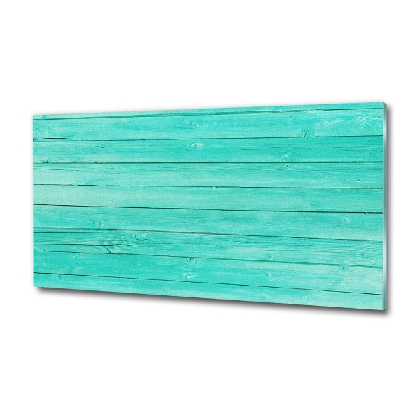 Schilderij op glas Groene borden