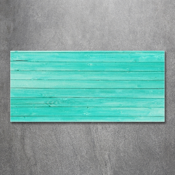 Schilderij op glas Groene borden