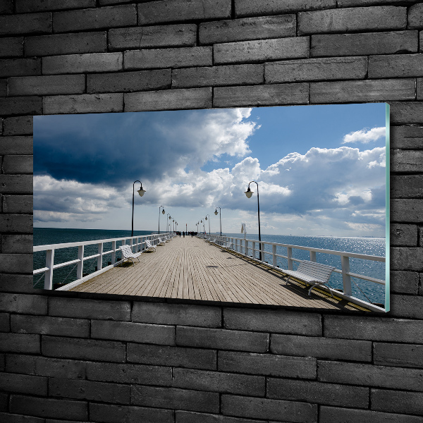 Foto obraz szkło hartowane Molo w Orłowie