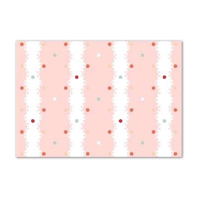 Foto-obraz szklany Kolorowe kropki tło