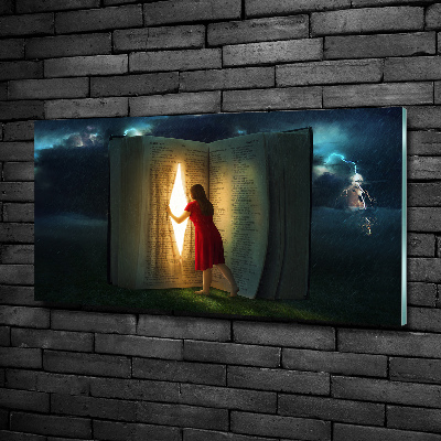 Foto-obraz szkło hartowane Świat książek