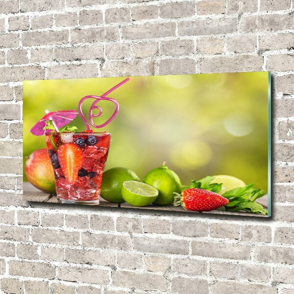 Glazen schilderij Fruitcocktail