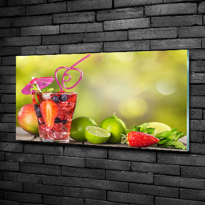 Glazen schilderij Fruitcocktail