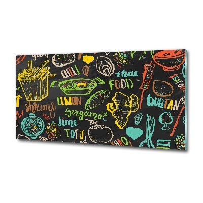 Foto schilderij op glas Thais eten