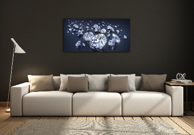 Glazen schilderij Diamanten