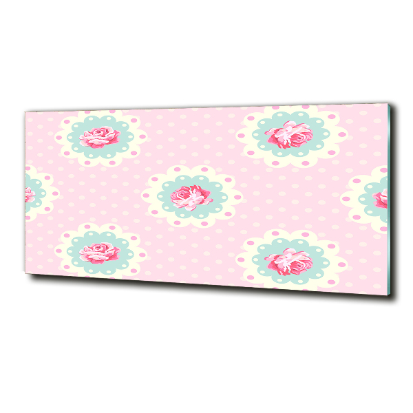 Foto schilderij op glas Rozen