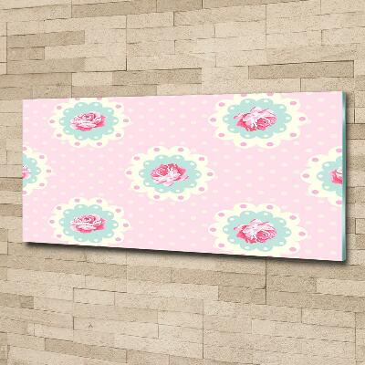 Foto obraz zdjęcie szkło hartowane Róże