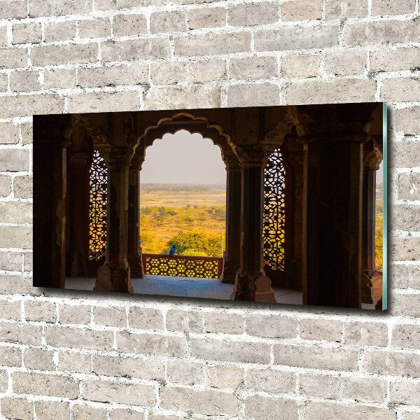 Schilderij op glas Agra Fort India