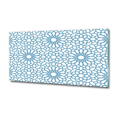 Schilderij op glas Oosters patroon