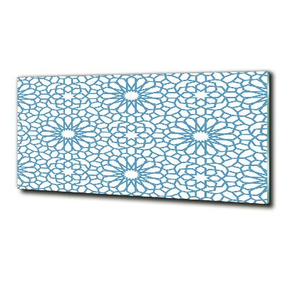 Schilderij op glas Oosters patroon