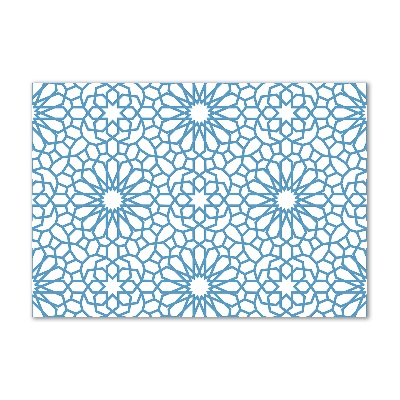 Schilderij op glas Oosters patroon