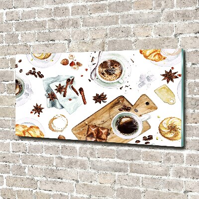 Foto obraz szkło hartowane Poranna kawa