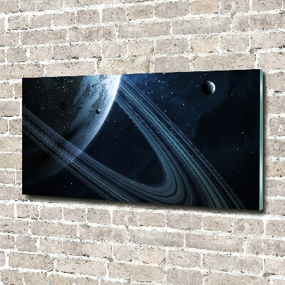 Schilderij op glas Planeet
