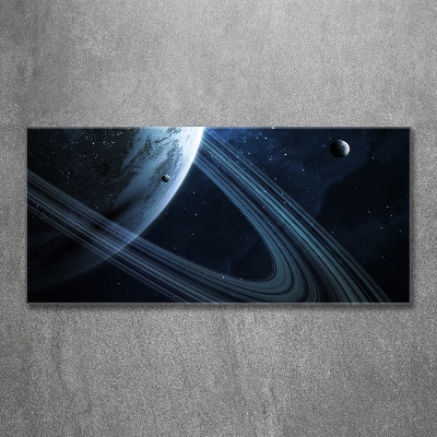 Schilderij op glas Planeet
