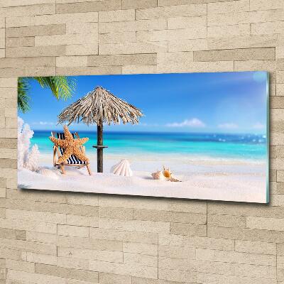 Glazen schilderij Strandvakanties