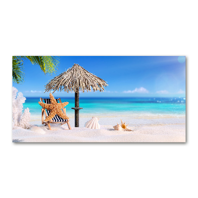 Glazen schilderij Strandvakanties