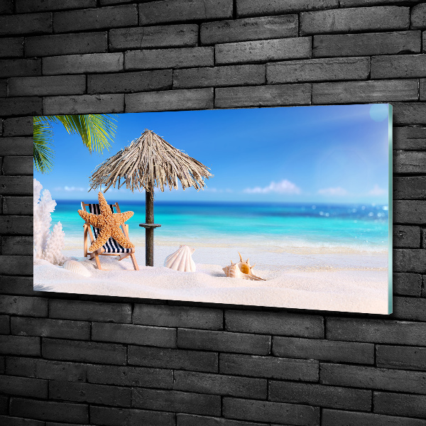 Glazen schilderij Strandvakanties