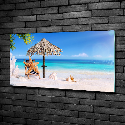 Glazen schilderij Strandvakanties