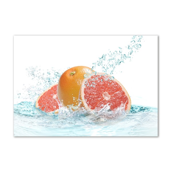 Foto schilderij op glas Grapefruits