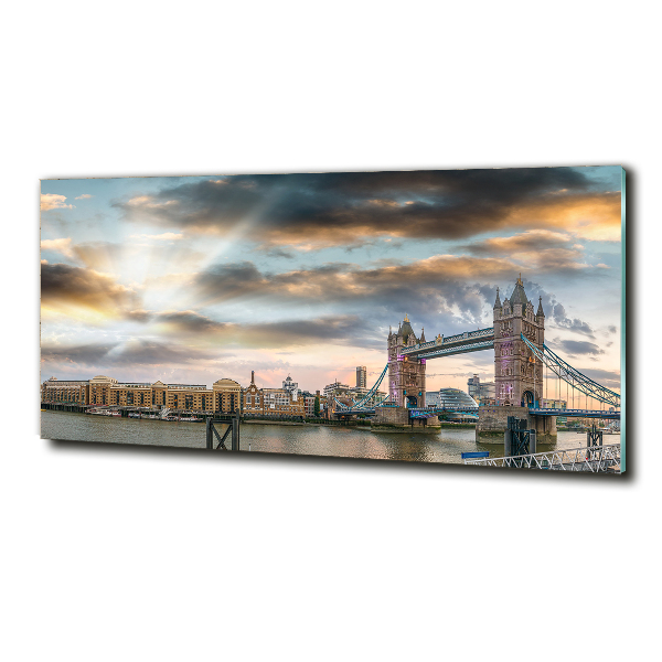 Schilderij glas Tower Bridge Londen