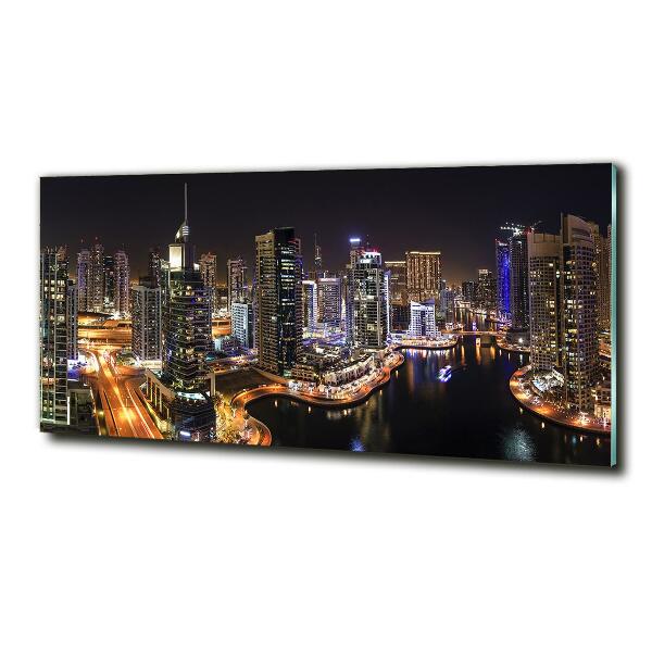 Glazen schilderij Dubai Marina