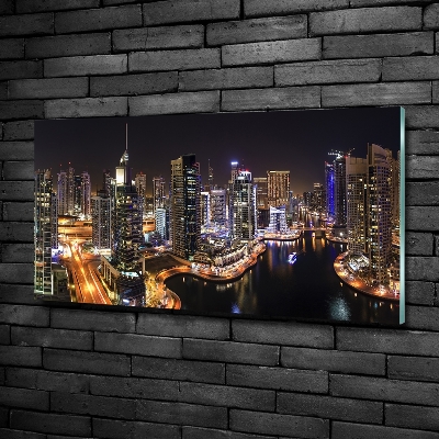 Glazen schilderij Dubai Marina