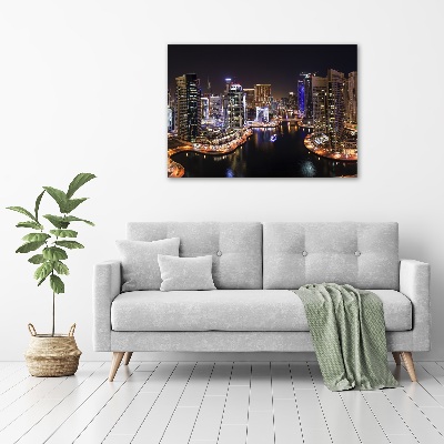 Glazen schilderij Dubai Marina