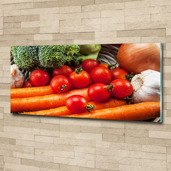 Glazen schilderij Groenten