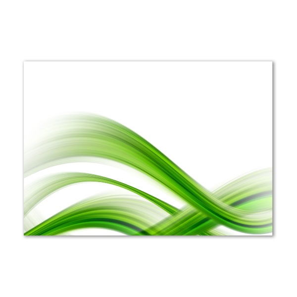 Foto schilderij op glas Abstracte golven