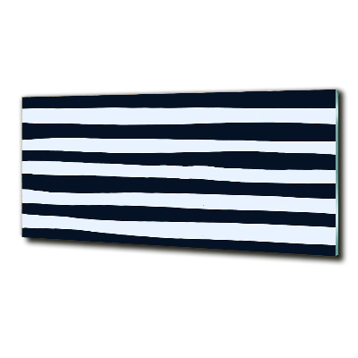 Schilderij glas Gestreepte achtergrond