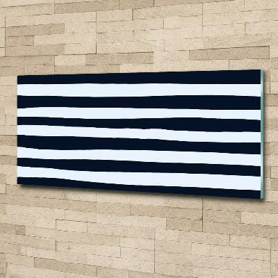 Schilderij glas Gestreepte achtergrond