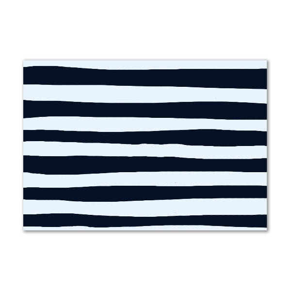 Schilderij glas Gestreepte achtergrond