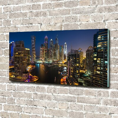 Schilderij op glas Dubai Marina