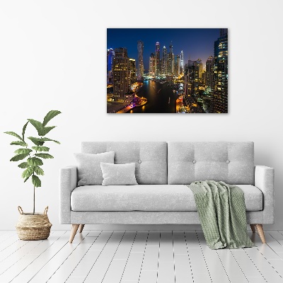 Schilderij op glas Dubai Marina