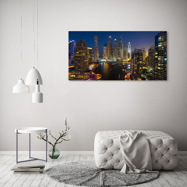 Schilderij op glas Dubai Marina