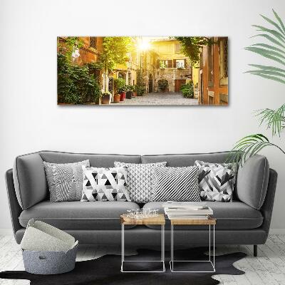 Fotoobraz na ścianę szklany Włoskie uliczki