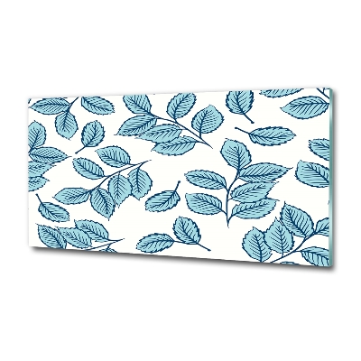 Schilderij op glas Bladeren