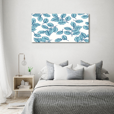 Schilderij op glas Bladeren