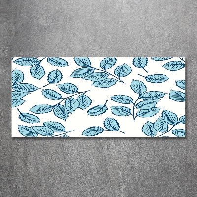 Schilderij op glas Bladeren